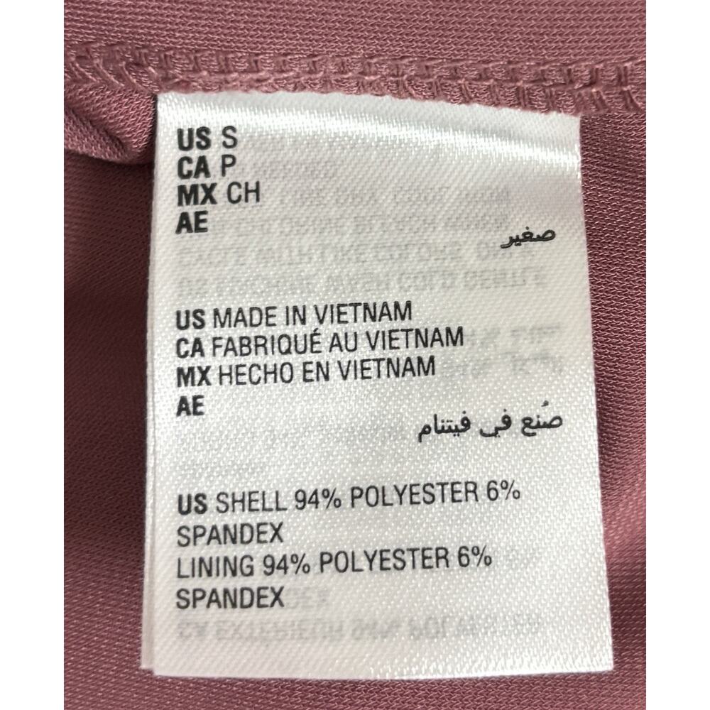Bar III Womens Ruched Side Sheath Dress Mauve Sleeveless Mock Neck Medium New - Picture 8 of 9